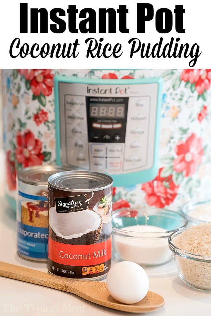 Instant Pot Pressure Cooker Cococnut Rice Pudding - Ninja Foodi