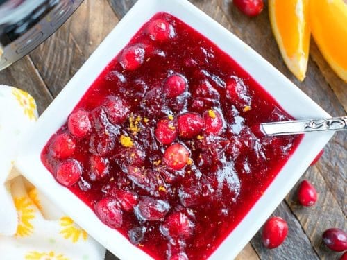 1 Minute Instant Pot Cranberry Sauce Just 4 Ingredients