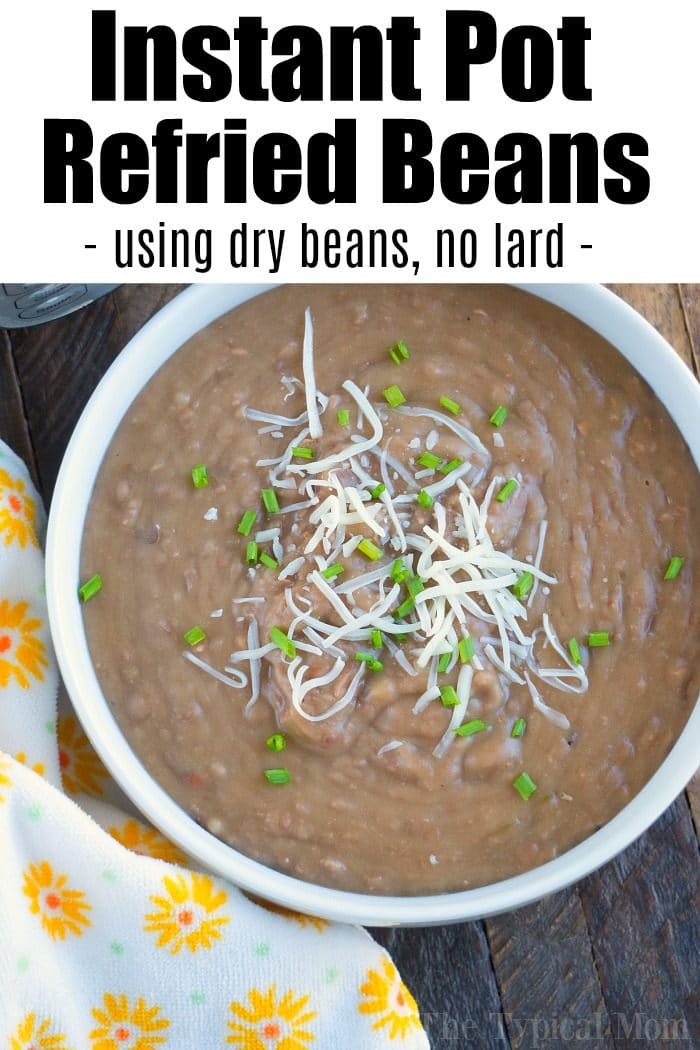 Instant pot discount refried beans bacon