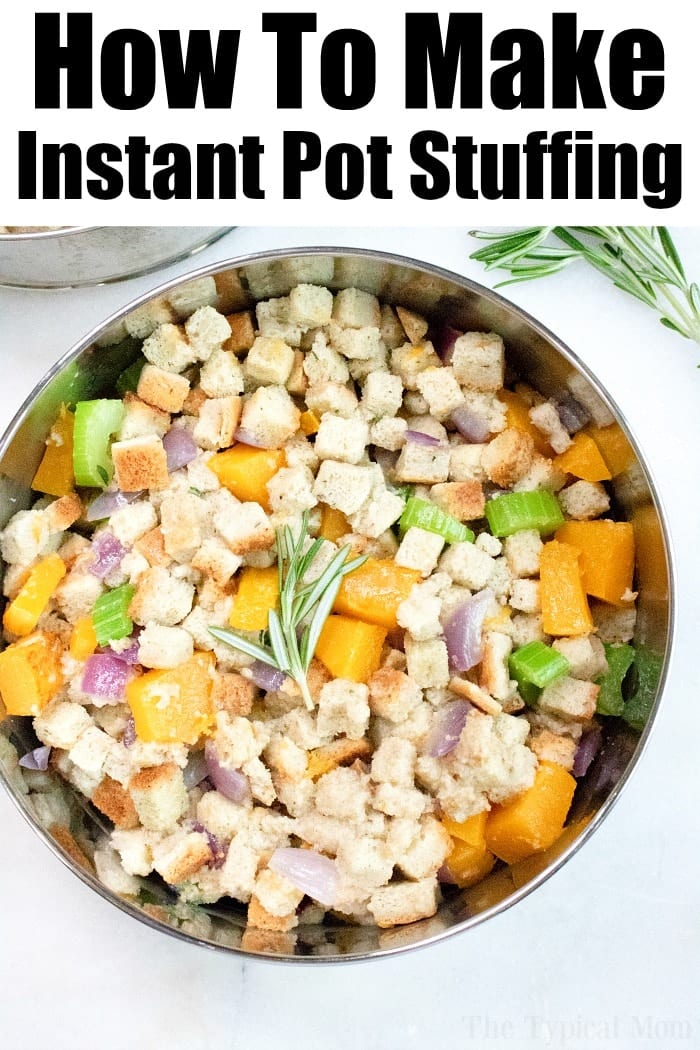 Easy Instant Pot Stuffing Recipe - Margin Making Mom®