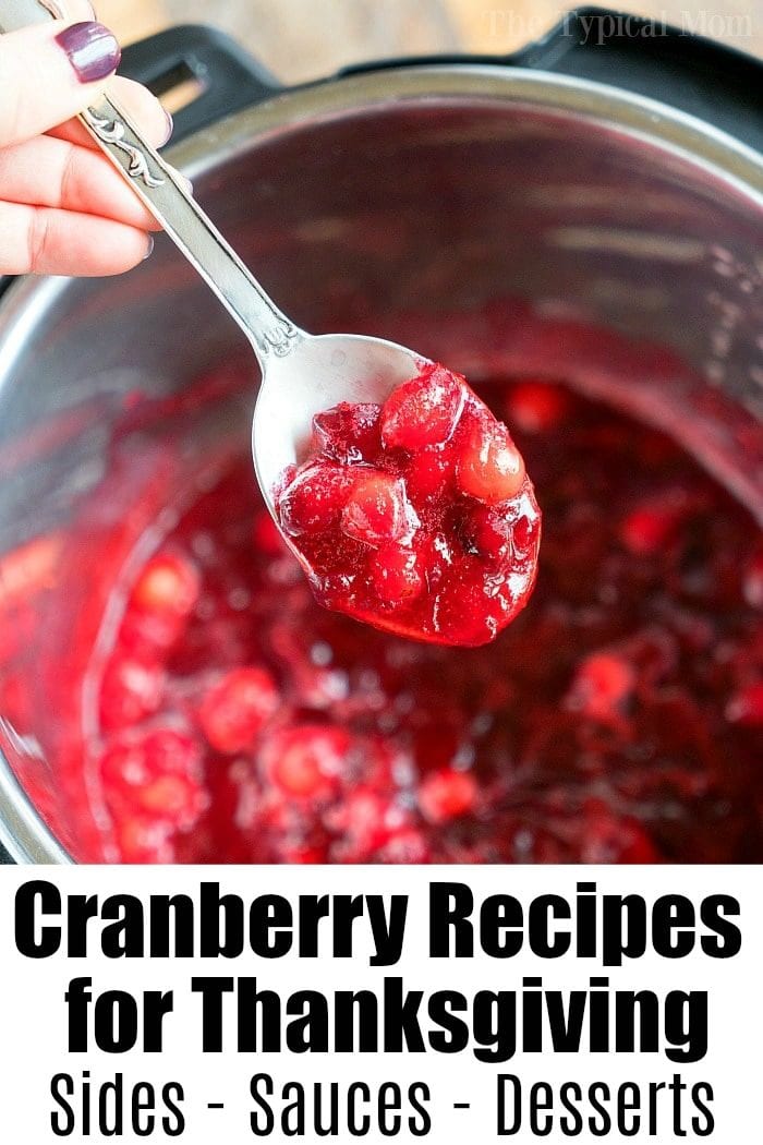 Cranberry Recipes for Thanksgiving