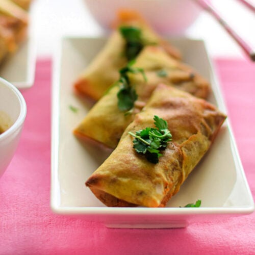 Air Fryer Egg Rolls Not Frozen Homemade Ninja Foodi Egg Rolls