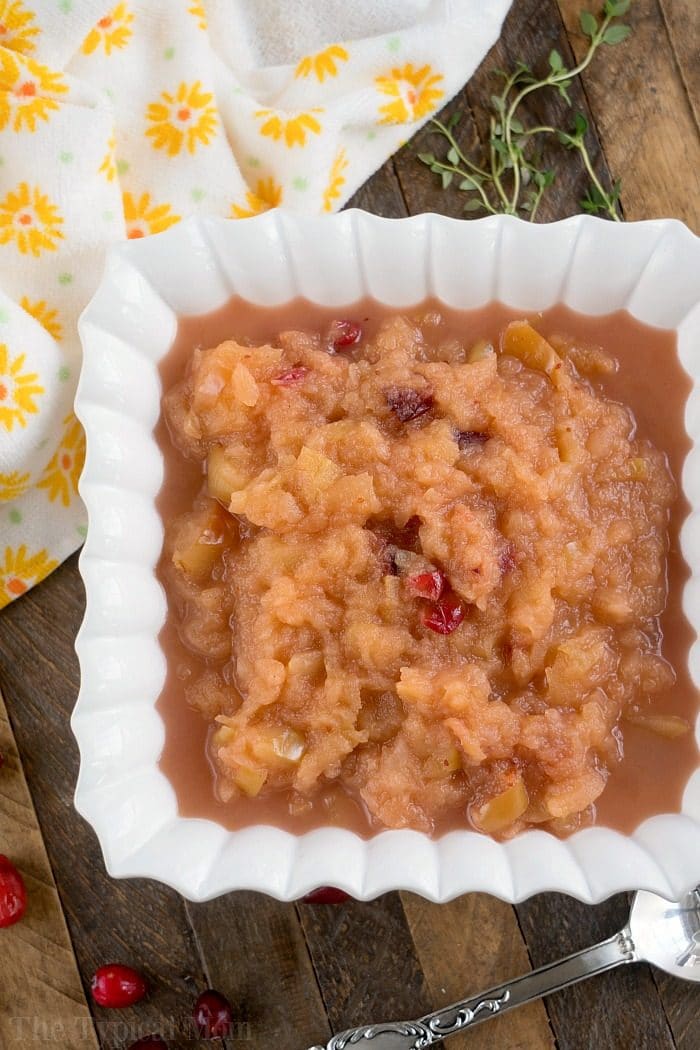 cranberry applesauce