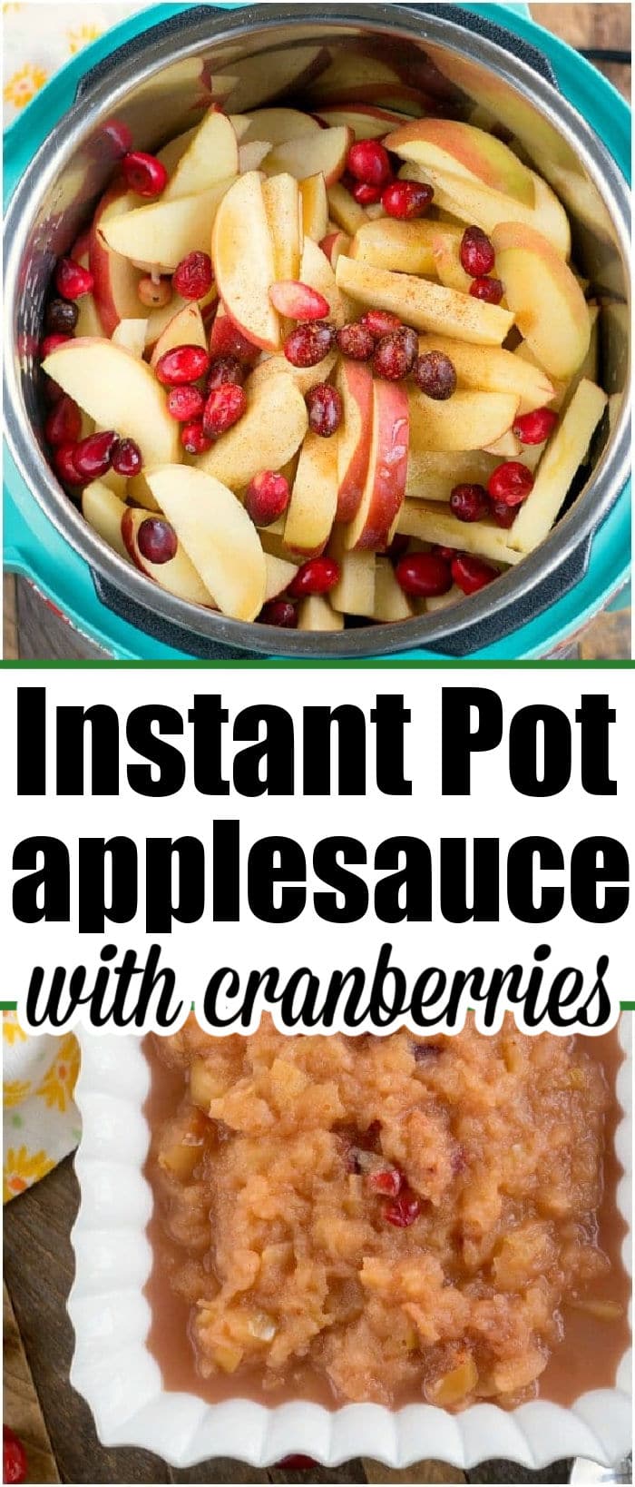 Instant Pot Cranberry Applesauce Ninja Foodi Pressure Cooker