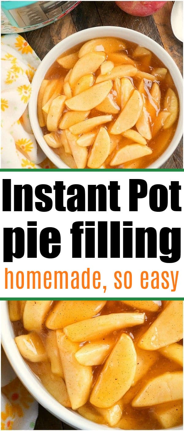 Pressure Cooker Apple Pie Filling - Instant Pot Pie Filling - Ninja Foodi