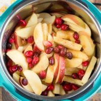 instant pot cranberry applesauce