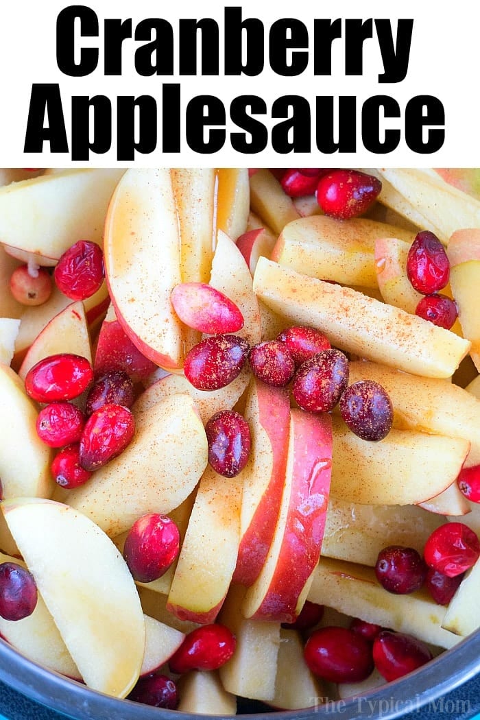 instant pot cranberry applesauce 3