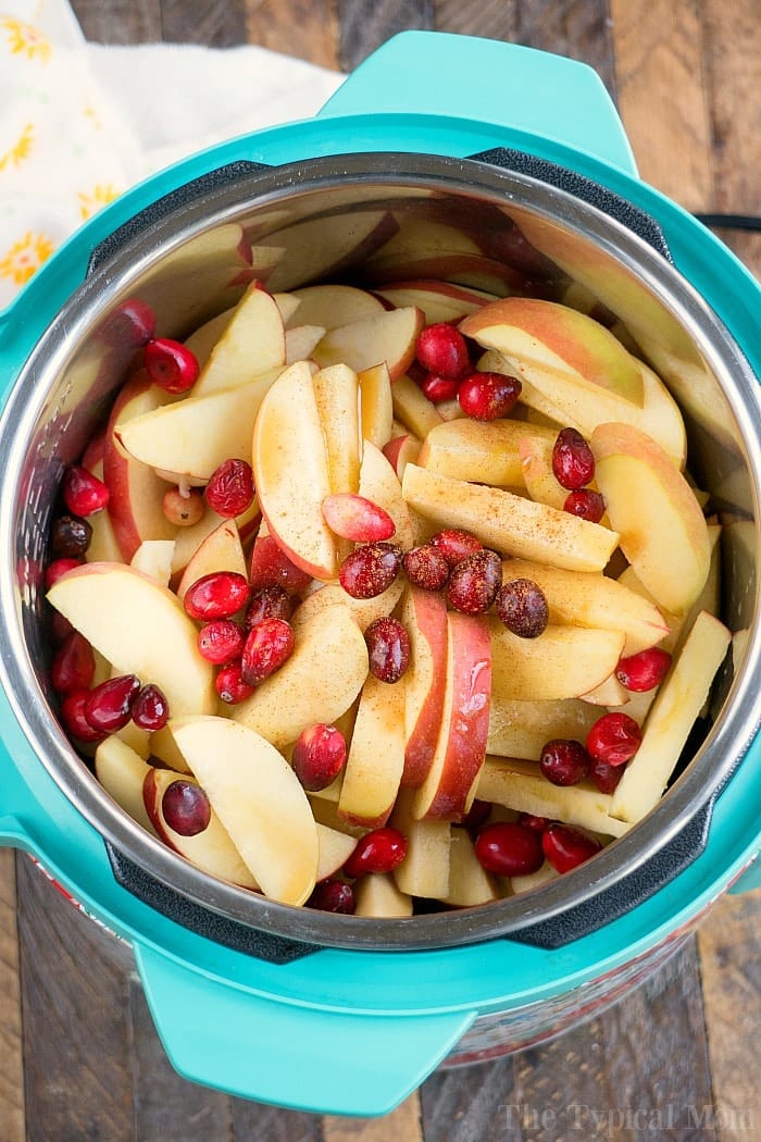 instant pot cranberry applesauce