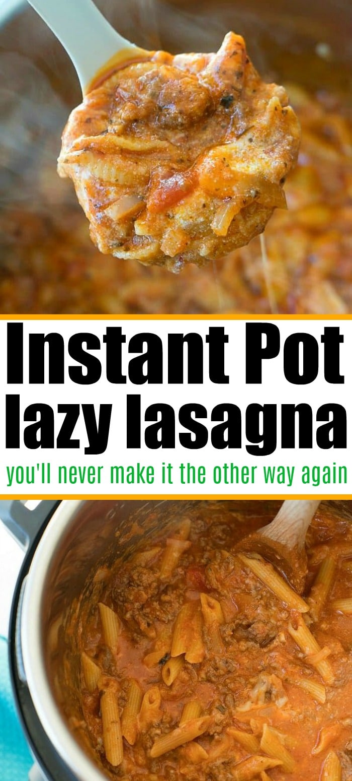 Pressure Cooker Lasagna Casserole Ninja Foodi Lazy Lasagna