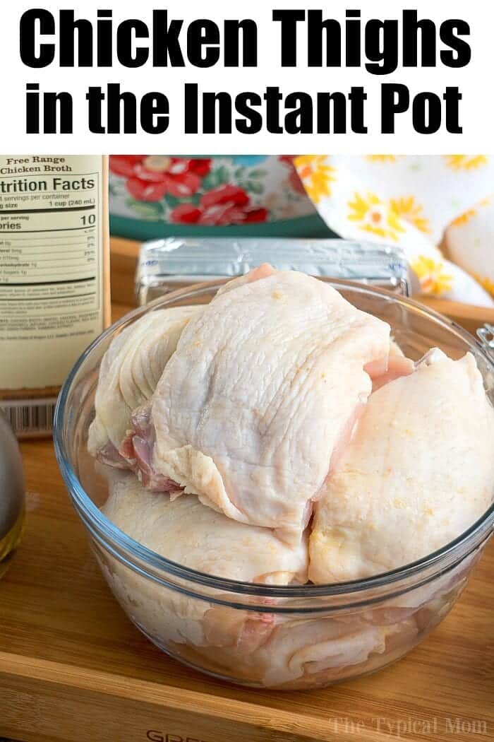 Instant pot discount plain chicken thighs