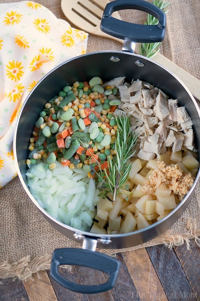 Leftover Turkey (Or Chicken) Pot Pie Soup