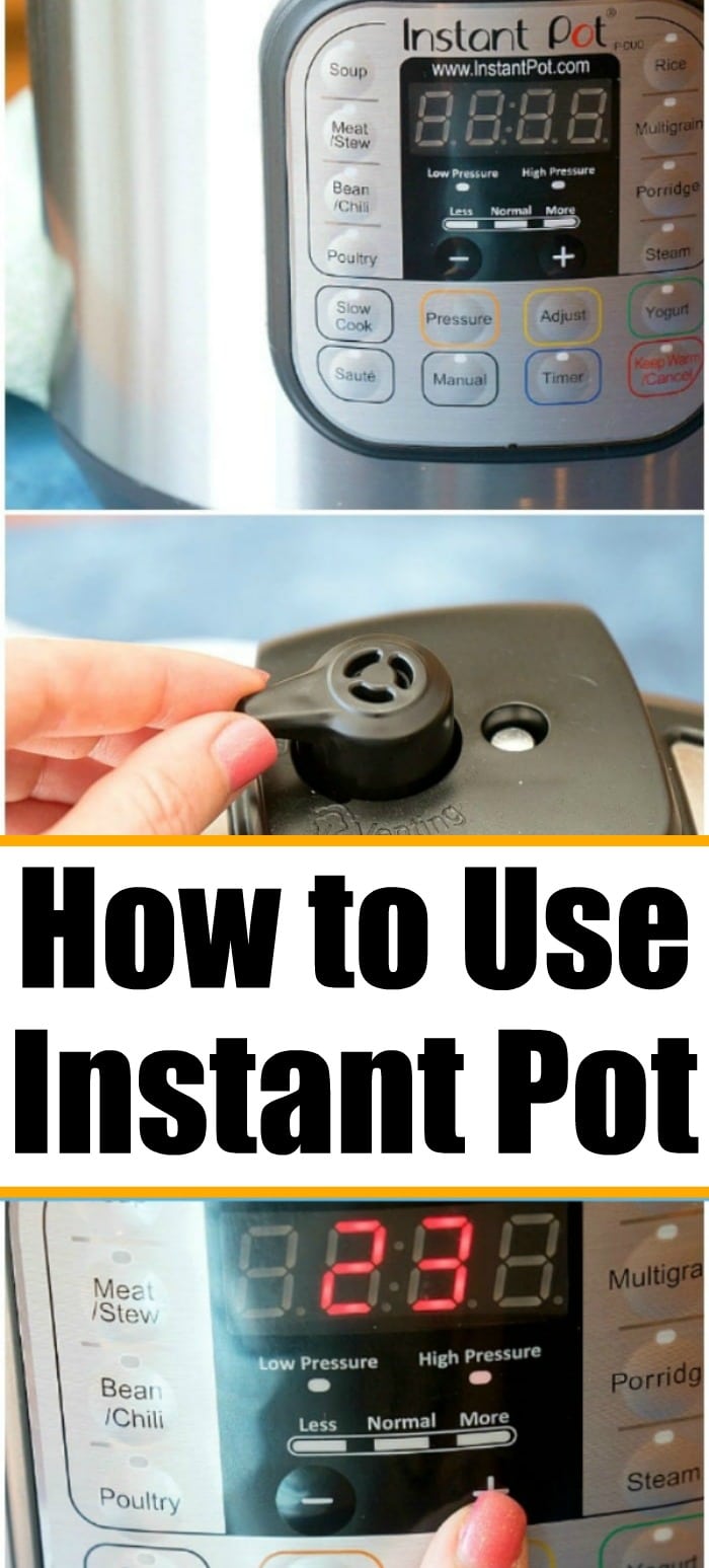 How to Use an Instant Pot for the First time - InstaPot Beginners
