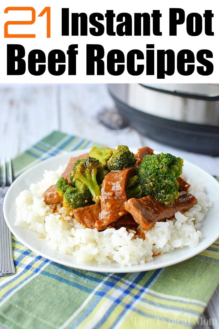 Easy Instant Pot Beef Recipes - Ninja Foodi Beef Recipes
