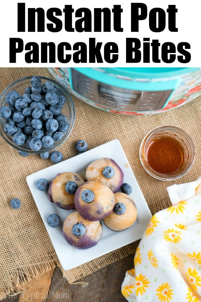 Blueberry Instant Pot Pancake Bites Ninja Foodi Pressure Cooker