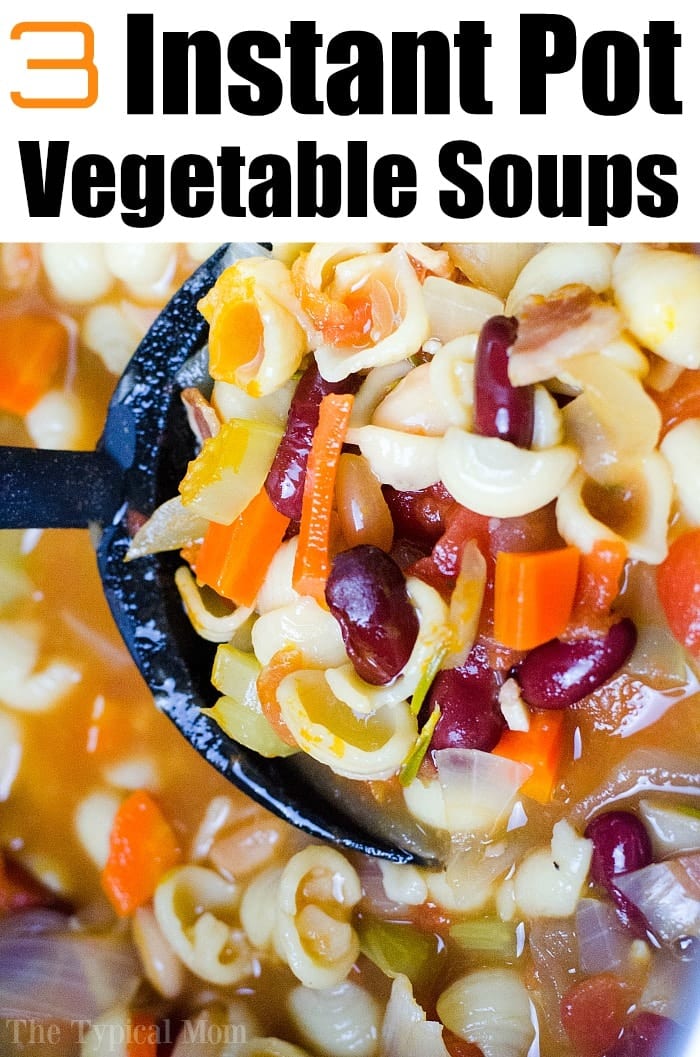 4 Pressure Cooker Vegetable Soup Recipes Instant Pot Ninja Foodi