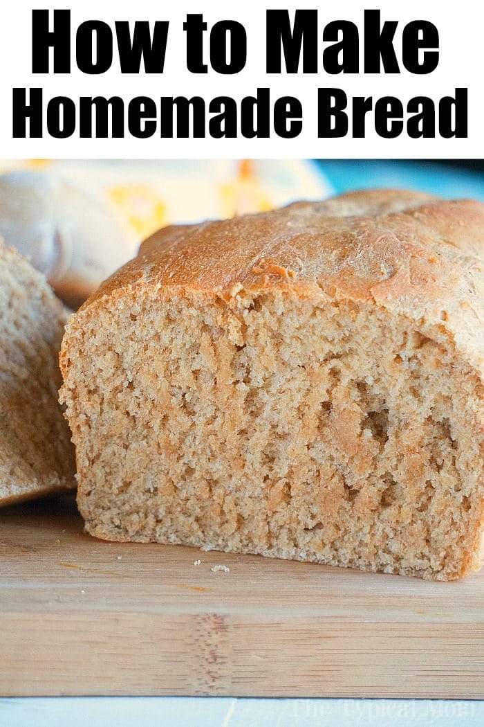 making homemade bread