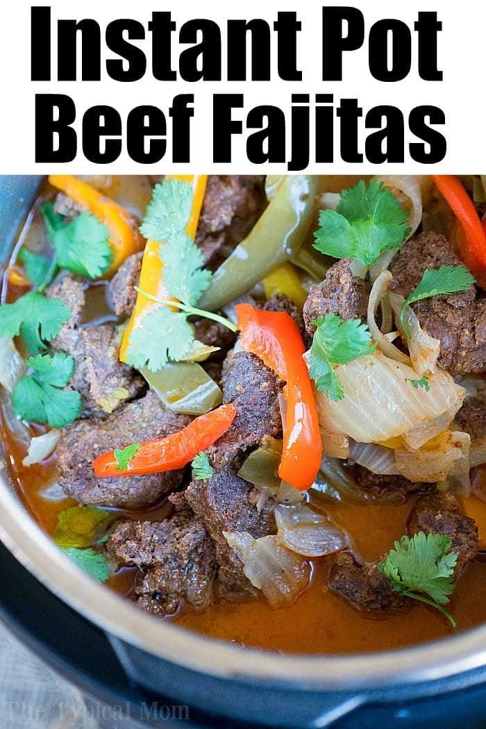 pressure cooker beef Fajitas