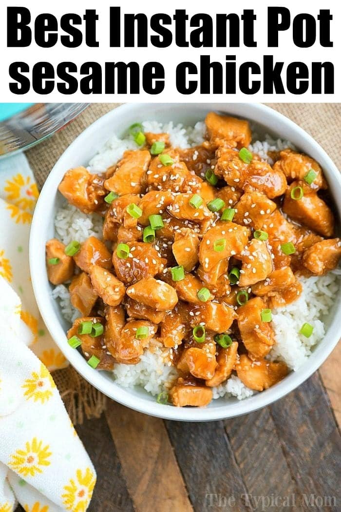 Instant Pot Honey Sesame Chicken