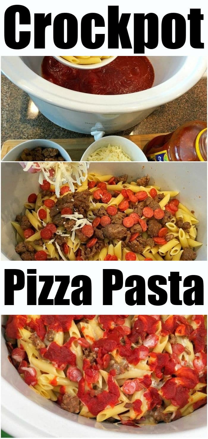 Slow Cooker Pizza Casserole Pepperoni Crockpot Pizza Bake