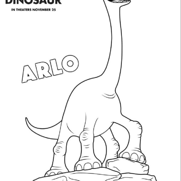 the good dinosaur coloring pages