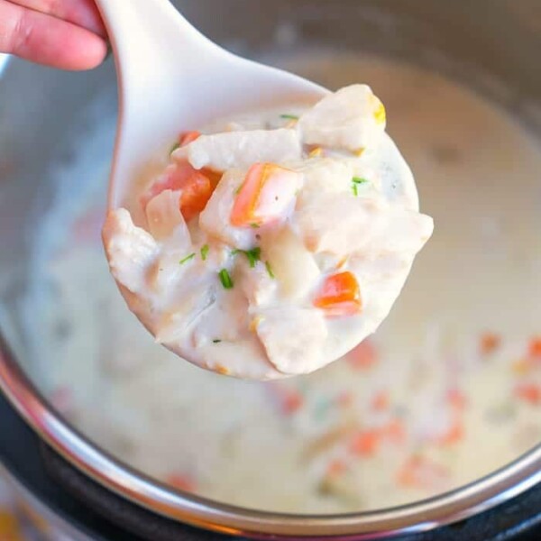 Pressure Cooker Chicken Pot Pie Soup