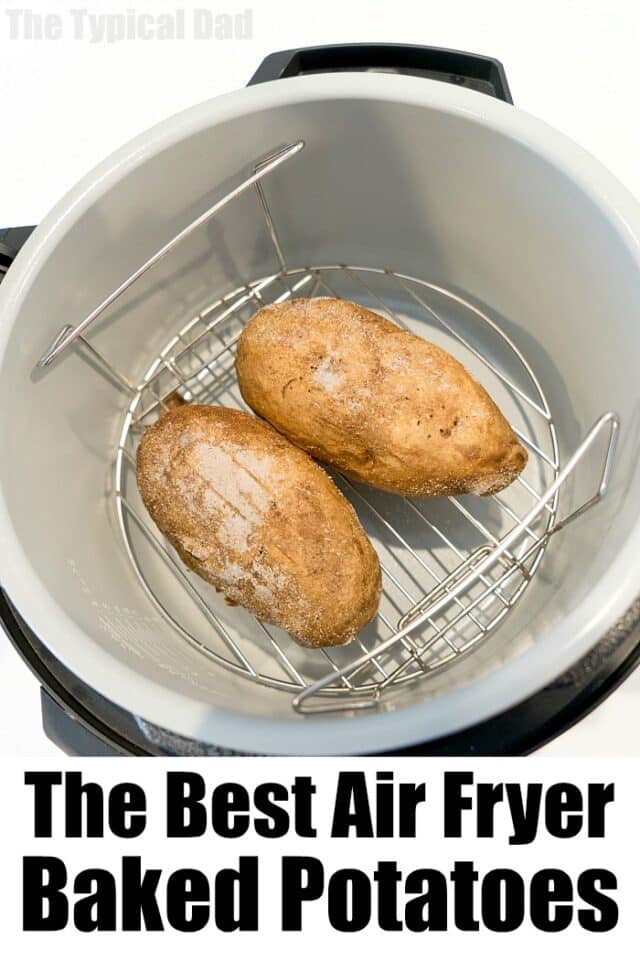 Crispy Ninja Foodi Baked Potatoes Air Fryer or Pressure Cooker