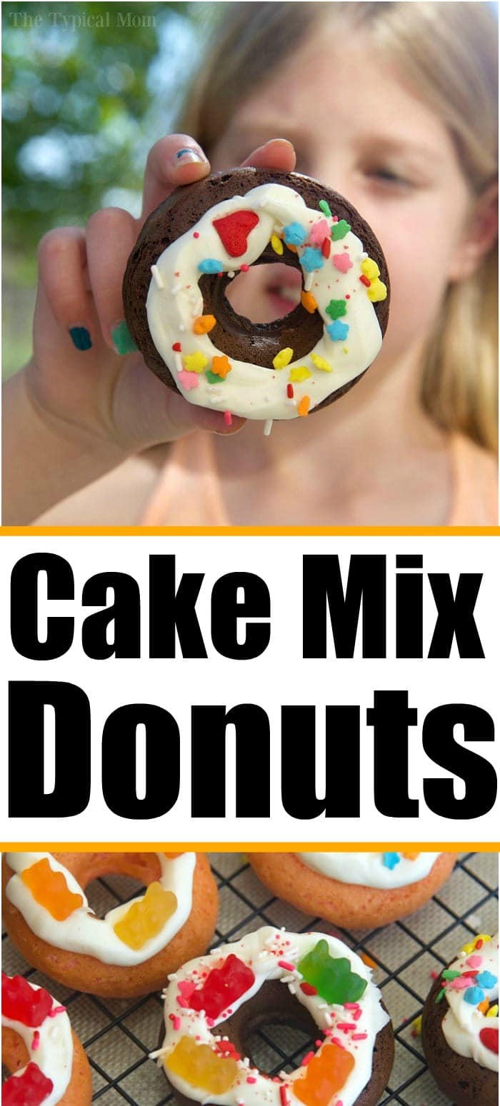 Chocolate Cake Mix Donuts Doughnuts Using Cake Mix Baked