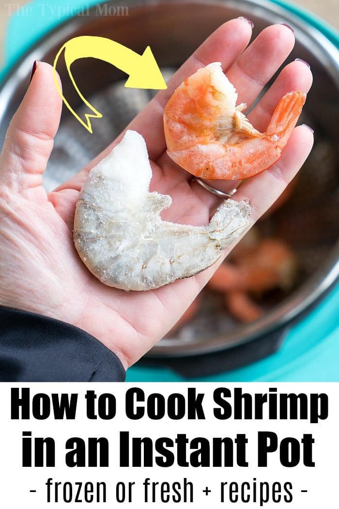 Can you pressure cook shrimp sale