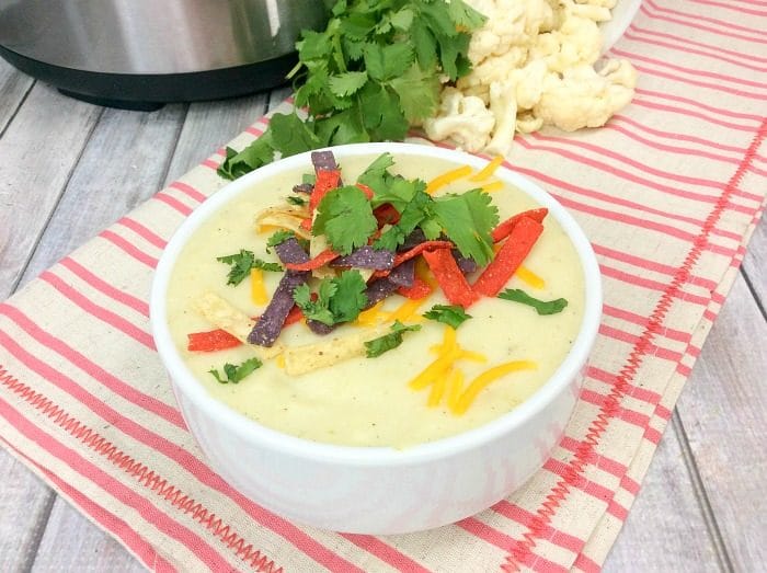 instant pot cauliflower soup