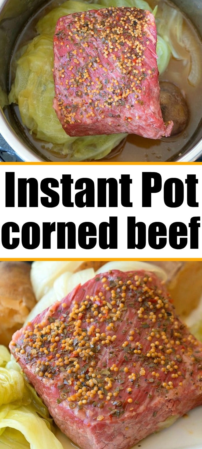 Easy Instant Pot Corned Beef and Cabbage Recipe + Video