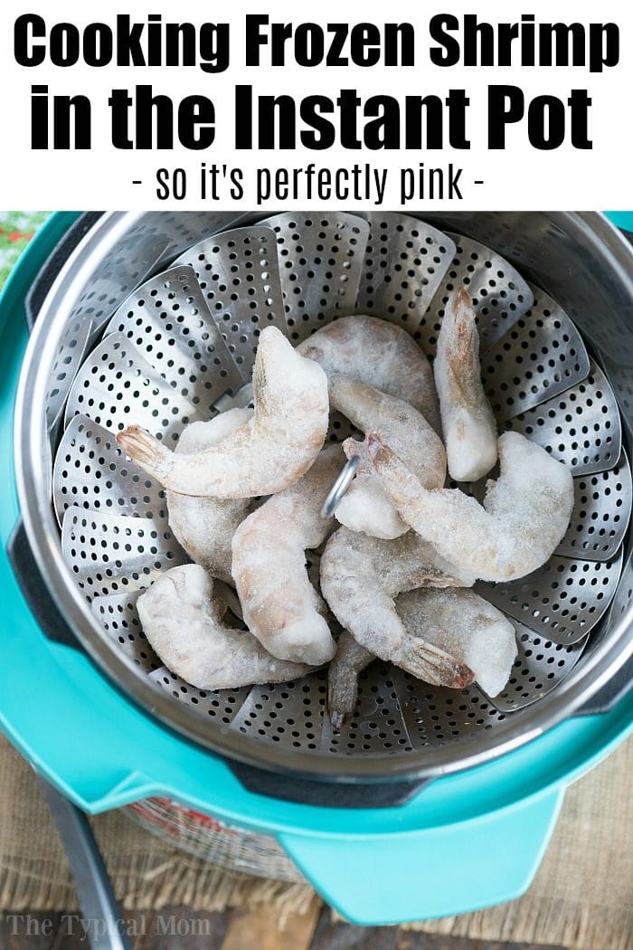 Instant Pot Shrimp Recipe Frozen - or Fresh- Ninja Foodi Shrimp