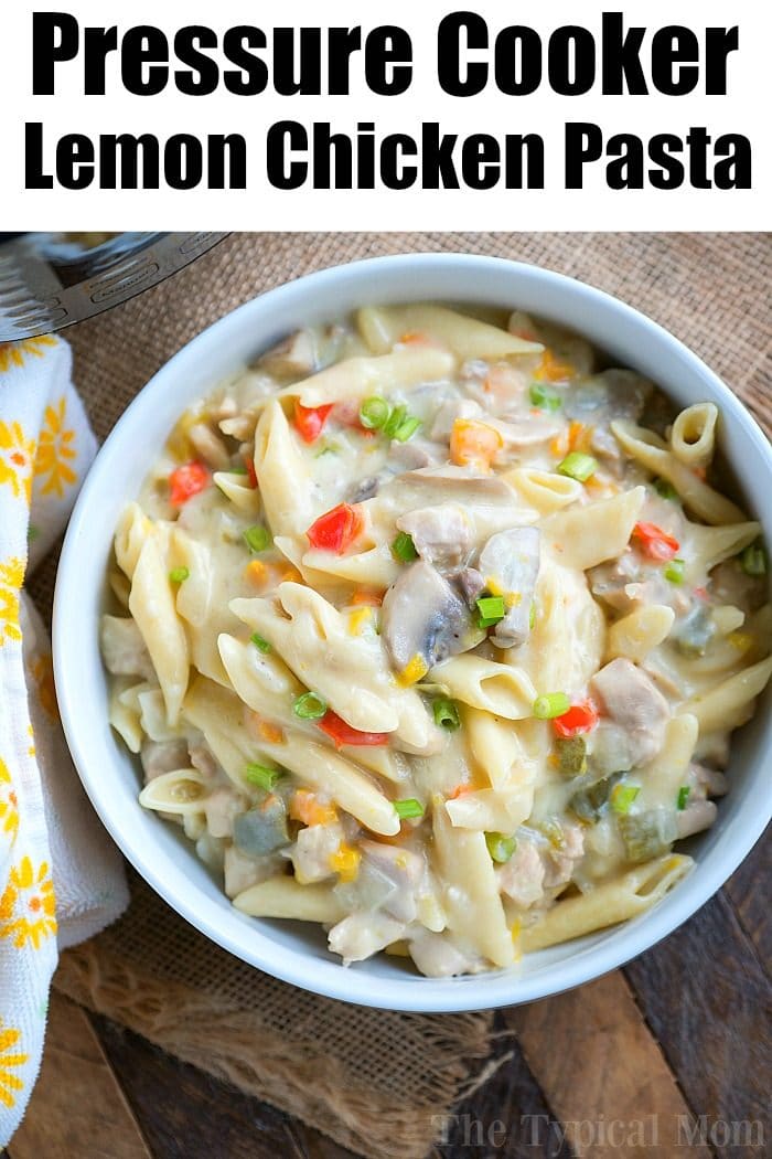 Pressure Cooker Lemon Chicken Casserole The Typical Mom