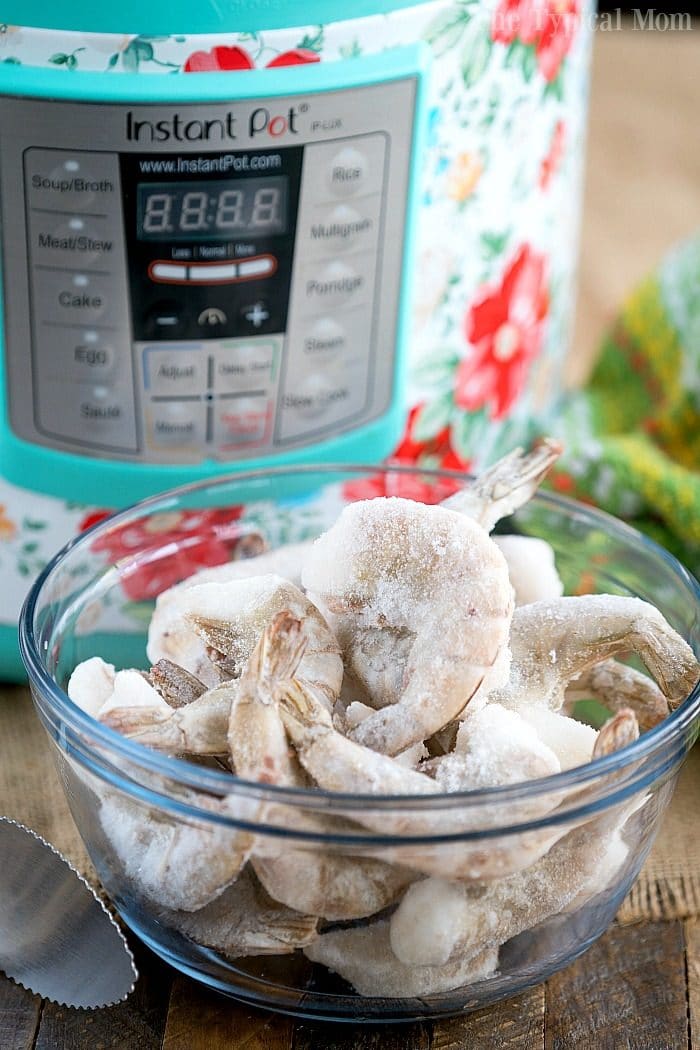 Instant Pot Shrimp Recipe Frozen or Fresh Ninja Foodi Shrimp