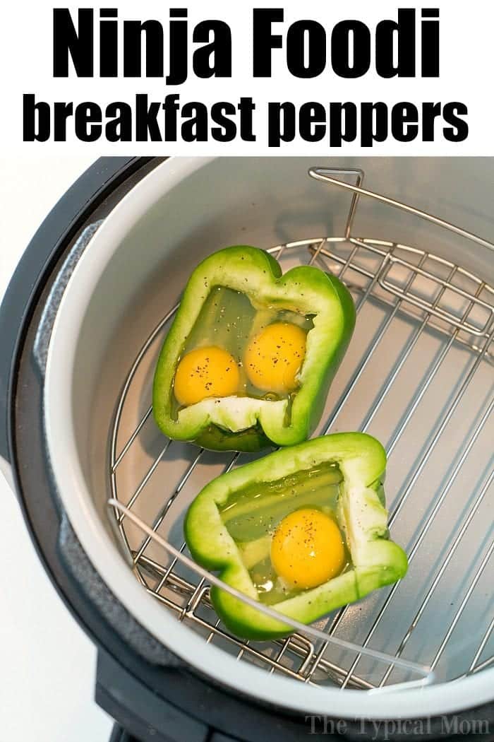 Air Fryer Breakfast Stuffed Peppers - Ninja Foodi Recipes