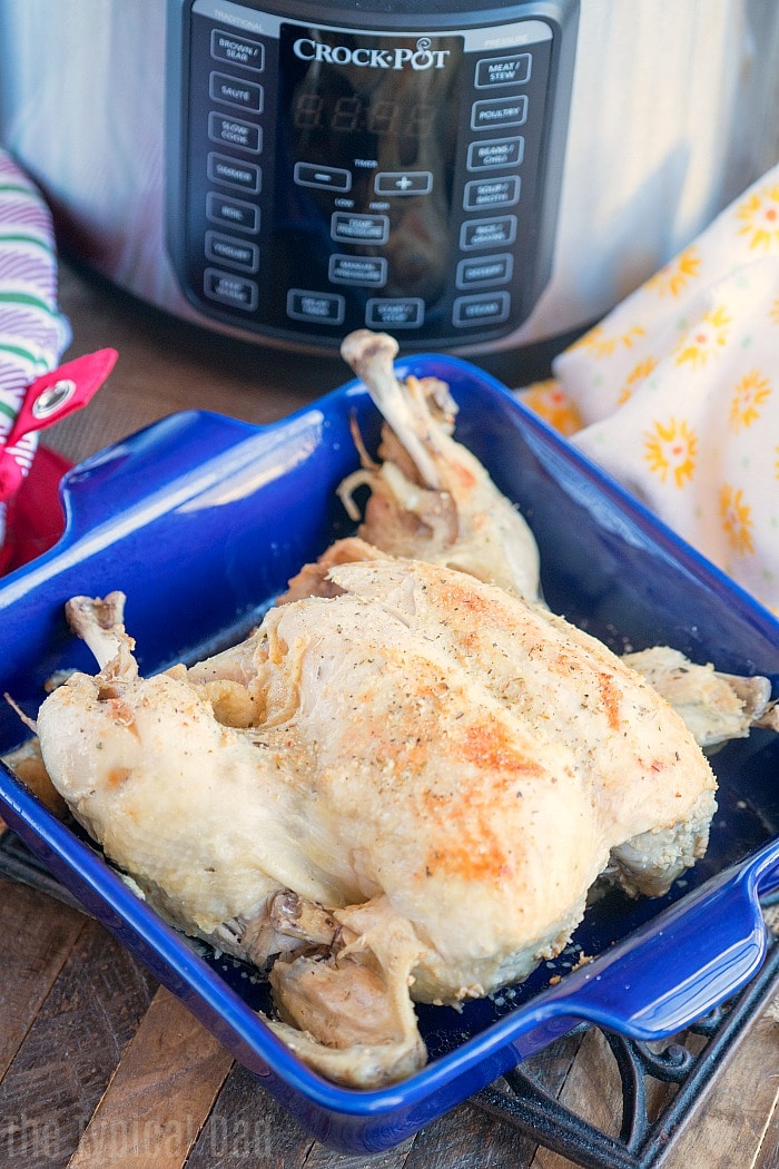 Pressure cooker beer can chicken sale