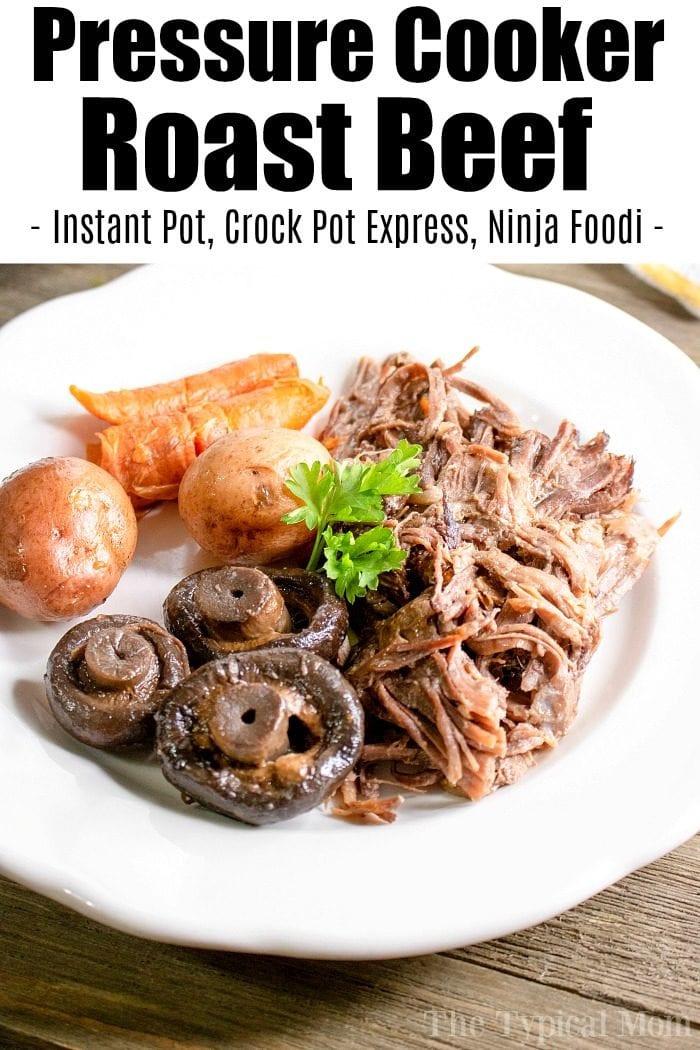 Chuck pot roast in Ninja Foodi pressure cooker - The Top Meal