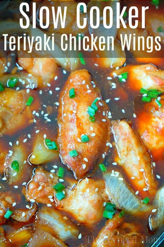 slow cooker teriyaki wings with bottled sauce