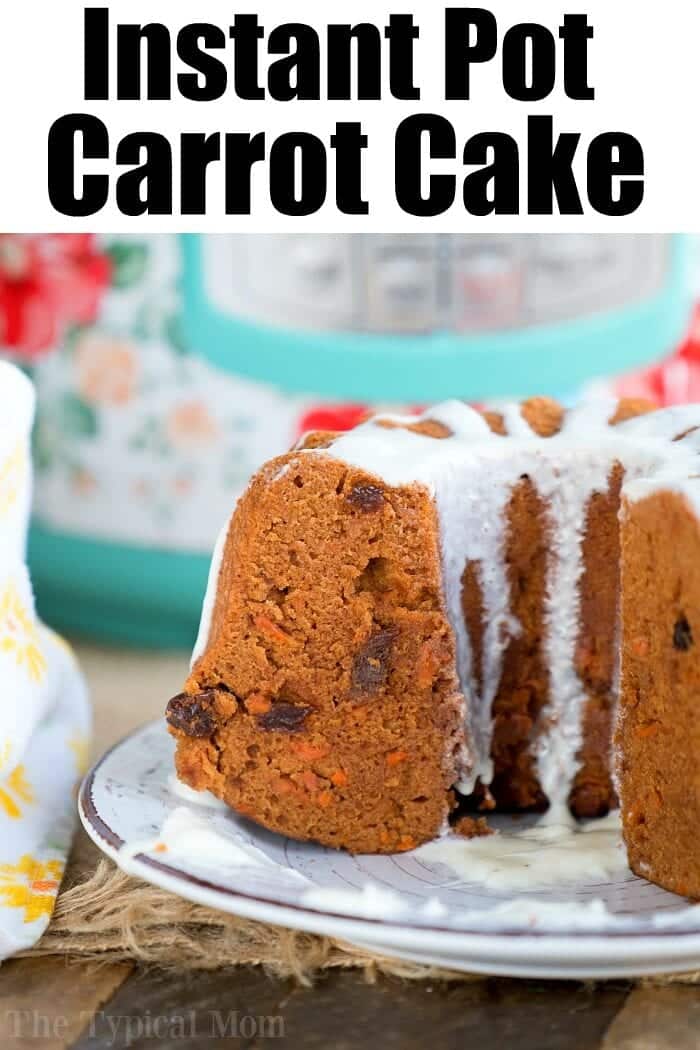 Instant Pot Carrot Cake with Cake Mix - Ninja Foodi Carrot Cake