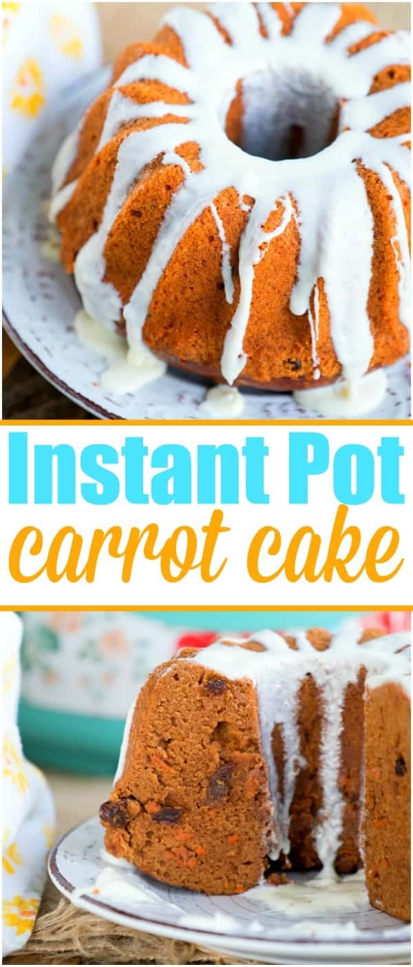 Instant Pot Carrot Cake with Cake Mix Ninja Foodi Carrot Cake