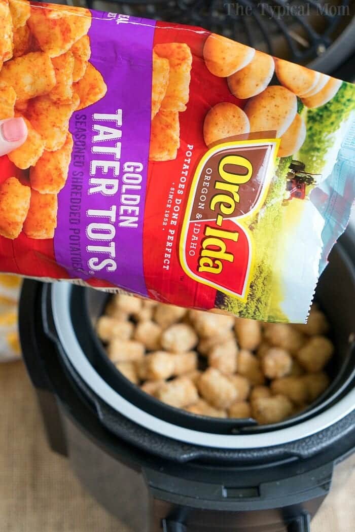 Ore ida tater tots air clearance fryer