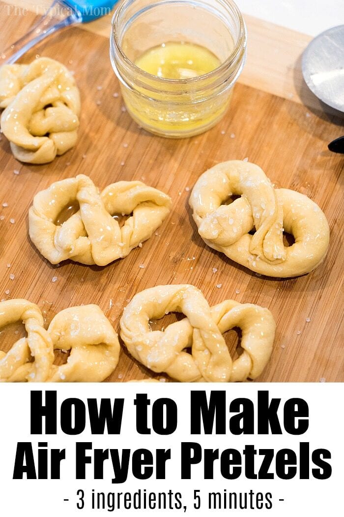  bouchées de bretzel friteuse à air