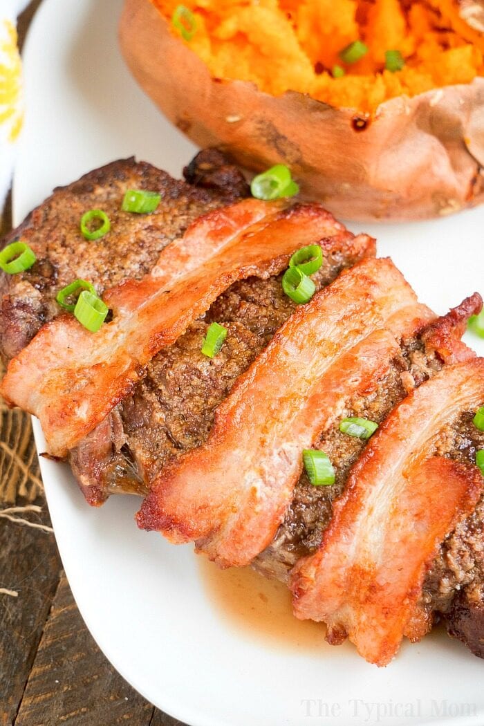 Air Fryer Bacon Wrapped Beef Tenderloin Recipe