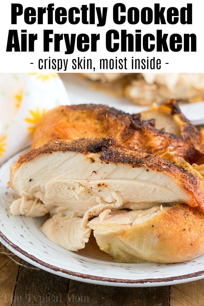 How to Make a Rotisserie Chicken in a Ninja Foodi Air Fryer - My Crash Test  Life