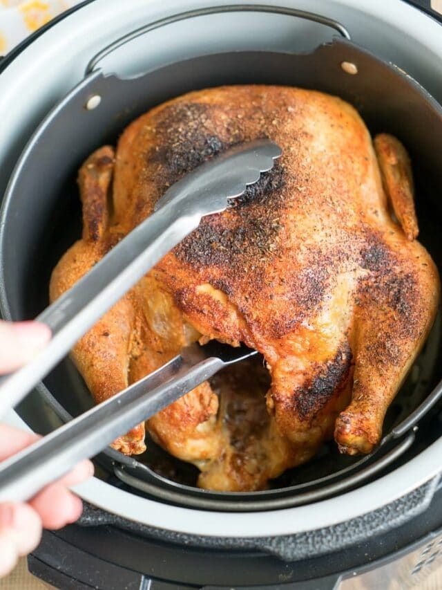 Ninja Foodi Whole Chicken · The Typical Mom