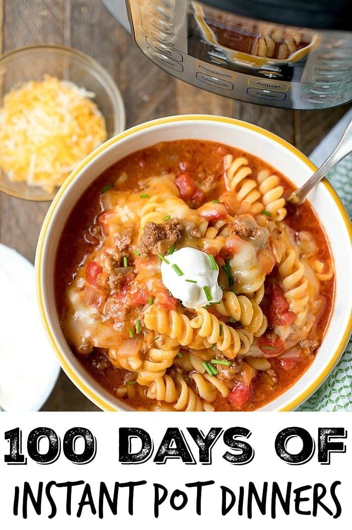 100 Instant Pot Recipes & Instapot Meals (Pressure Cooker)