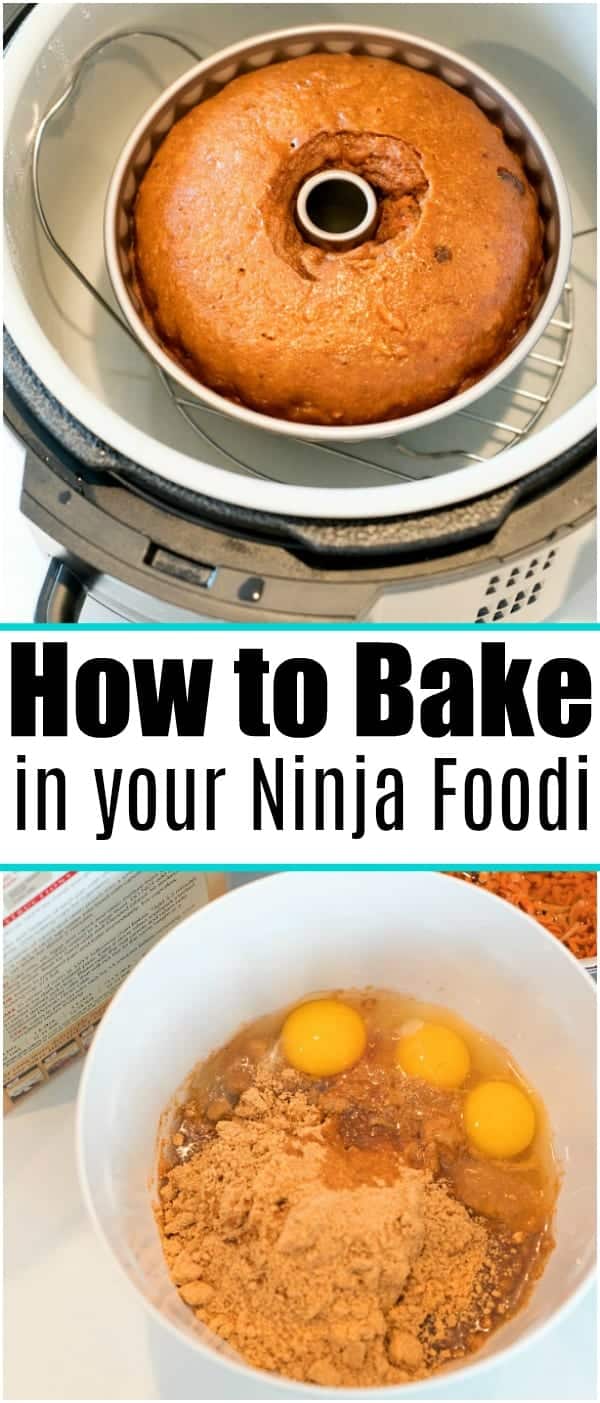 How to Bake Ninja Foodi Cake with Cake Mix or Homemade