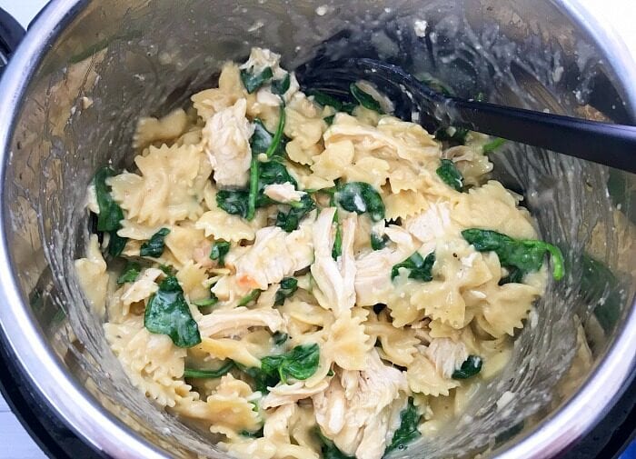 pressure cooker chicken pasta