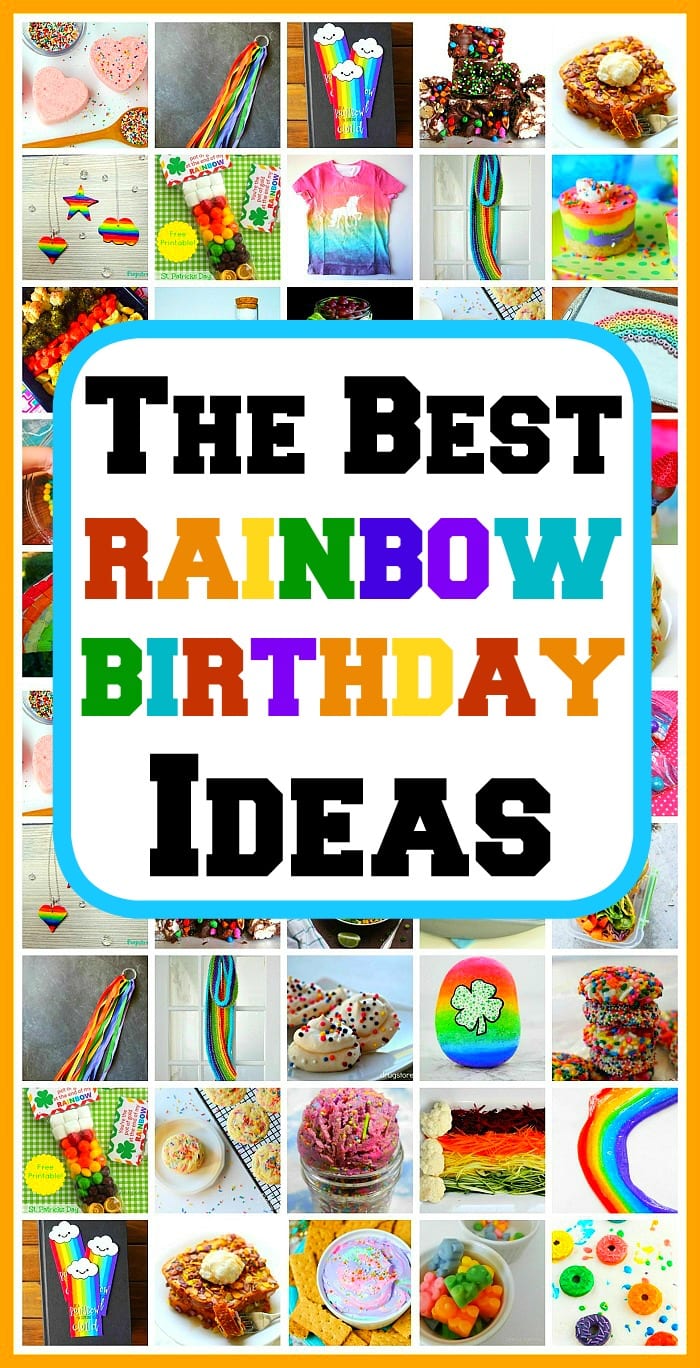 rainbow party game ideas