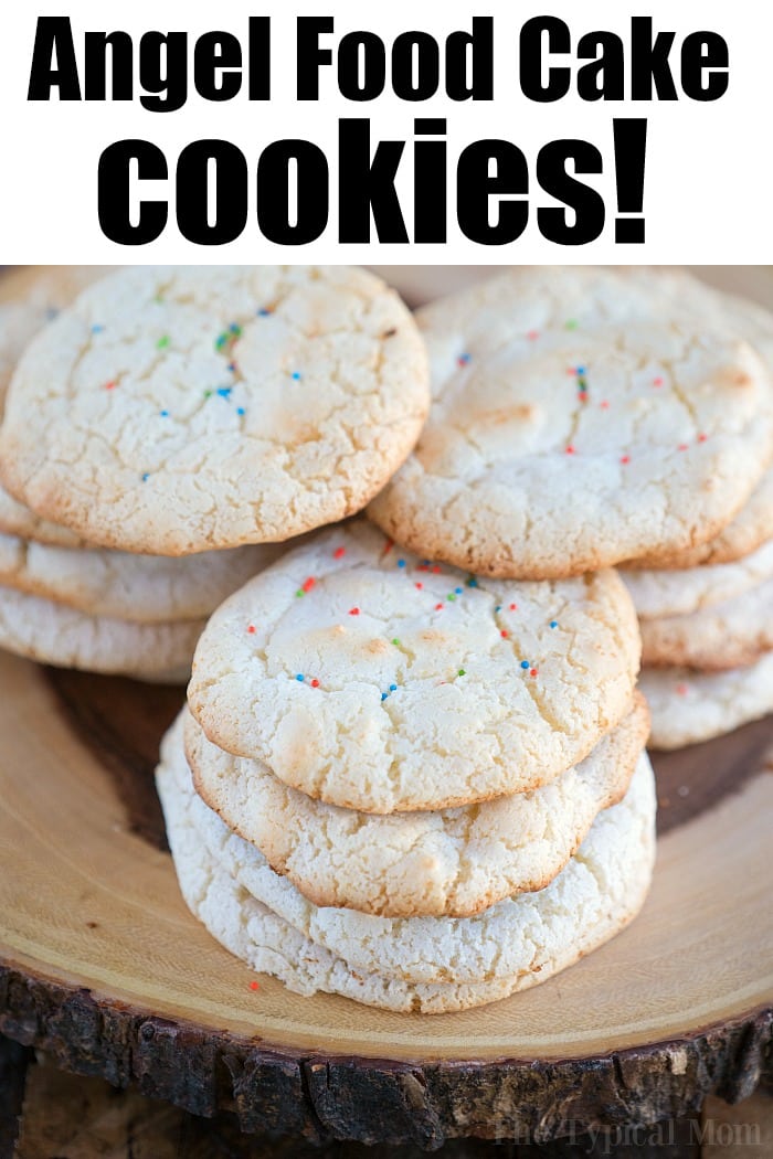 Angel Food Cake Mix Cookies 2 Ingredient Cookies Recipe