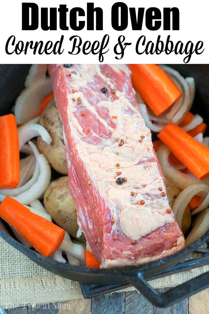 Dutch Oven Corned Beef and Cabbage